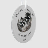 Good Friends懸命は不可能な日付を見つけるこ忘れと オーナメント (正面)