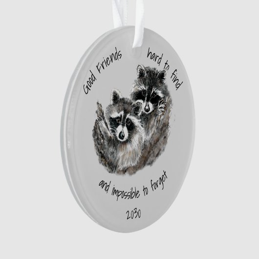 Good Friends懸命は不可能な日付を見つけるこ忘れと オーナメント (正面)