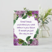 Good friends理解感動的引用文 カード (スタンド正面)