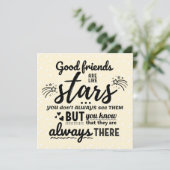 Good Friends Are Like Stars カード (スタンド正面)