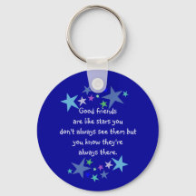 Good friends  are like stars Custom Quote