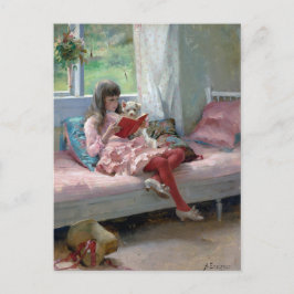 Good Friends by Albert Edelfeel 1881 ポストカード