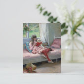 Good Friends by Albert Edelfeel 1881 ポストカード (スタンド正面)