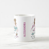 Good Friends & Chocolate Girlsの夜 コーヒーマグカップ (中央)