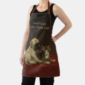 Good Friends (Puppy and Kitten) - John Henry Dolph エプロン (インサイチュ)