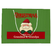 GOOD GIRL 親愛 Santa Red and Green Christmas ラージペーパーバッグ (裏面)