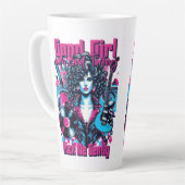 Good Girl with Bad Timing - Rock me Gently カフェラテマグ (左アングル)