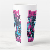 Good Girl with Bad Timing - Rock me Gently カフェラテマグ (正面)