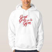 Good Girls Go to the Gym Motivation  パーカ (正面)