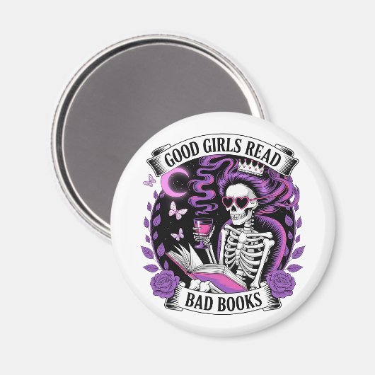 Good Girls Read Bad Books  マグネット (正面/裏面)