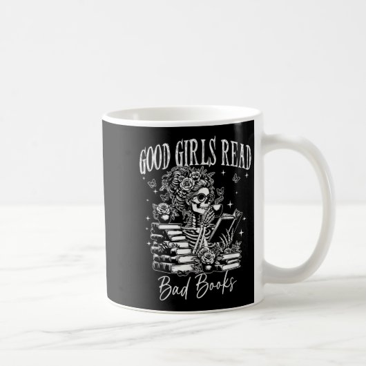 Good Girls Read Bad Books, Funny Smut Reader Dark コーヒーマグカップ (右)