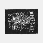 Good Girls Read Bad Books, Funny Smut Reader Dark フリースブランケット (正面(横))