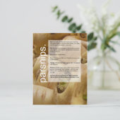 Good Growing Guide: Globe Artichokes & Parsnips ポストカード (スタンド正面)