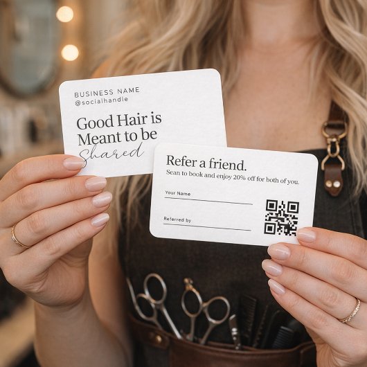 Good Hair Is Meant to Be Shared | Hair Salon Refer 名刺