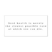 GOOD HEALTH ラバースタンプ (インプリント)