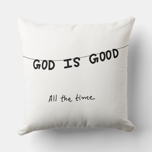 Good Is Good All the time クッション (裏面)