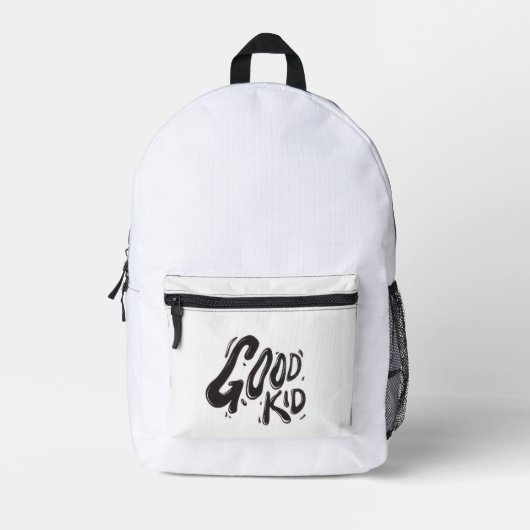 Good Kid Backpack プリントバックパック (正面)