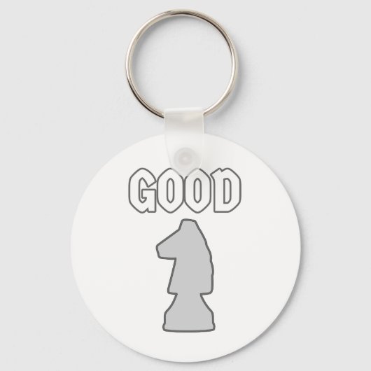 Good Knight Chess Player Gift キーホルダー (正面)