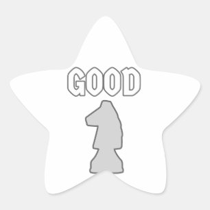 Good Knight Chess Player Gift 星シール