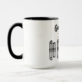 Good Life is an Attitation Black and White マグカップ