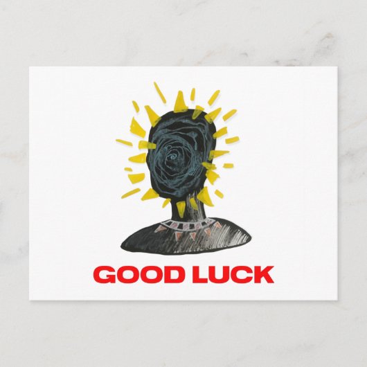 Good Luckはがき ポストカード (正面)