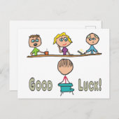 Good Luckインタビュー ポストカード (正面/裏面)