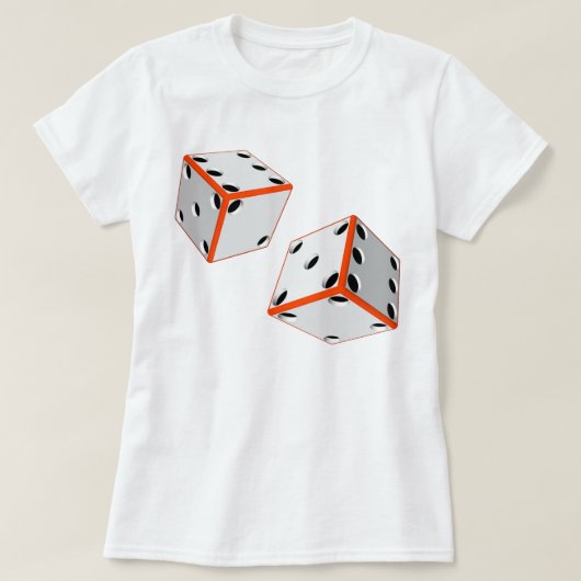 Good Luckサイコロ Tシャツ (デザイン正面)
