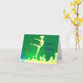 Good Luckノートカード カード (黄色い花)