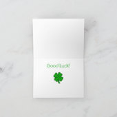 Good Luckノートカード カード (内部)