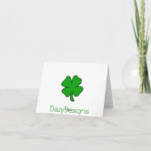 Good Luckノートカード カード (裏面)