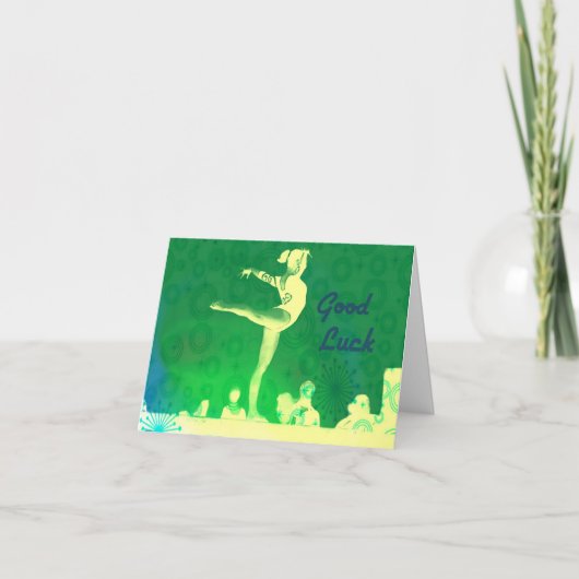 Good Luckノートカード カード (正面)