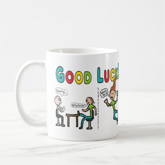 Good Luck 離れ's Work コーヒーマグカップ (左)