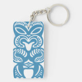Good Luck Blue Tiki Acrylic キーホルダー (裏面)