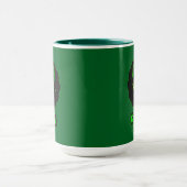 Good Luck Energy Skull St Patrick’s Day - caneca マグカップ (中央)