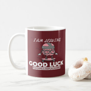 Good Luck Find A Replacement – 脳デザイン コーヒーマグカップ