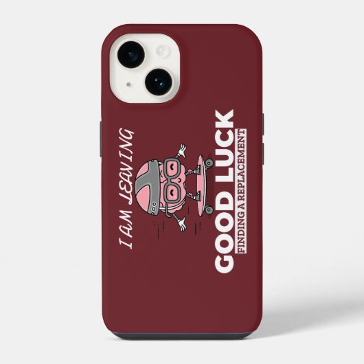Good Luck Find A Replacement – 脳デザイン iPhoneケース (裏面)