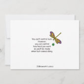 Good Luck_Flatカード7"x5" (裏面)