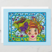 Good Luck_Flat紙シート11"x8.5" (正面/裏面)