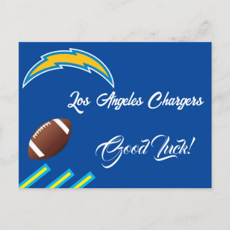 Good Luck for Los Angeles Chargers team 案内ポストカード