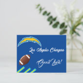 Good Luck for Los Angeles Chargers team 案内ポストカード (スタンド正面)