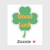 Good Luck Four-Leaf Clover St Patricks Day シール (シート)