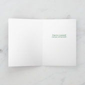 Good Luck Green Summer Grass カード (内部)