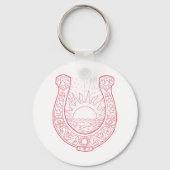 Good Luck Horseshoe キーホルダー (正面)