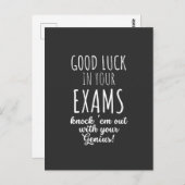 good Luck in your exams ポストカード (正面/裏面)