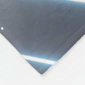 Good Luck — Light 白熱［赤熱］光を放つ Beによるクラウドタイポグラフィ フリースブランケット (角)