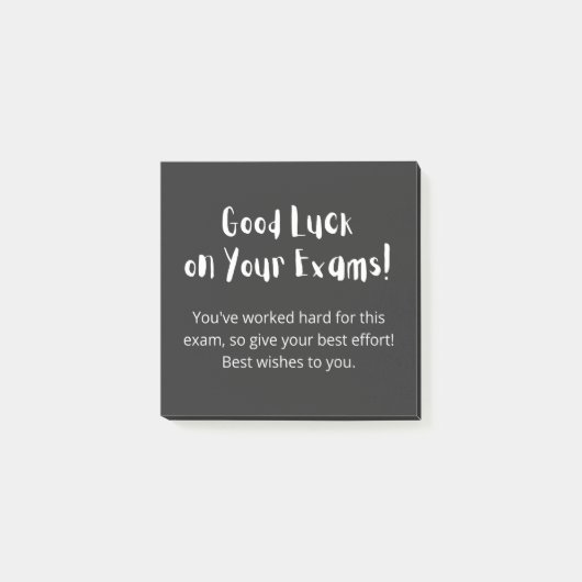 Good Luck on Your Exams! ポストイット (正面)