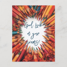 Good Luck on Your School Exams ポストカード