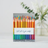 Good Luck on Your School Exams ポストカード (スタンド正面)