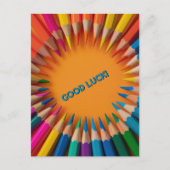 Good Luck Pencils Back-to-School ポストカード (正面)