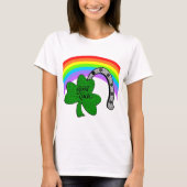 Good Luck Shamrock, Rainbow and Horseshoe T-Shirt Tシャツ (正面)